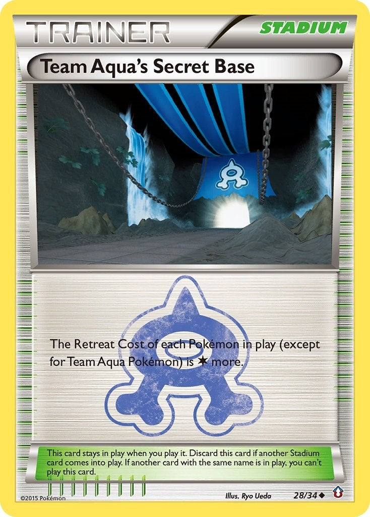 Image for Team Aqua's Secret Base (Double Crisis) (28/34) - Pokemon