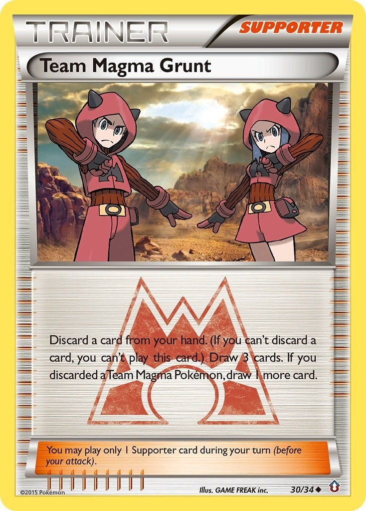 Image for Team Magma Grunt (Double Crisis) (30/34) - Pokemon