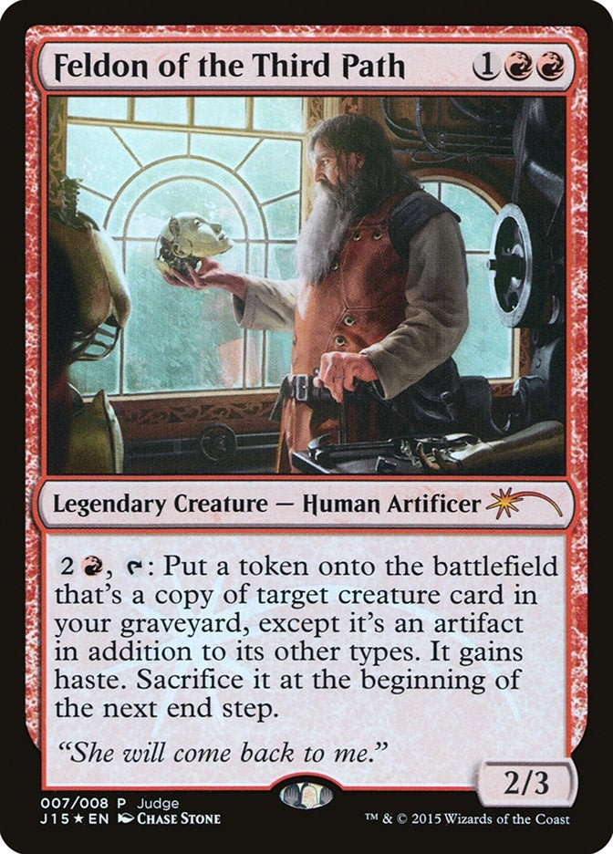 Image for Feldon of the Third Path (Judge Promos) (7) - Magic: The Gathering