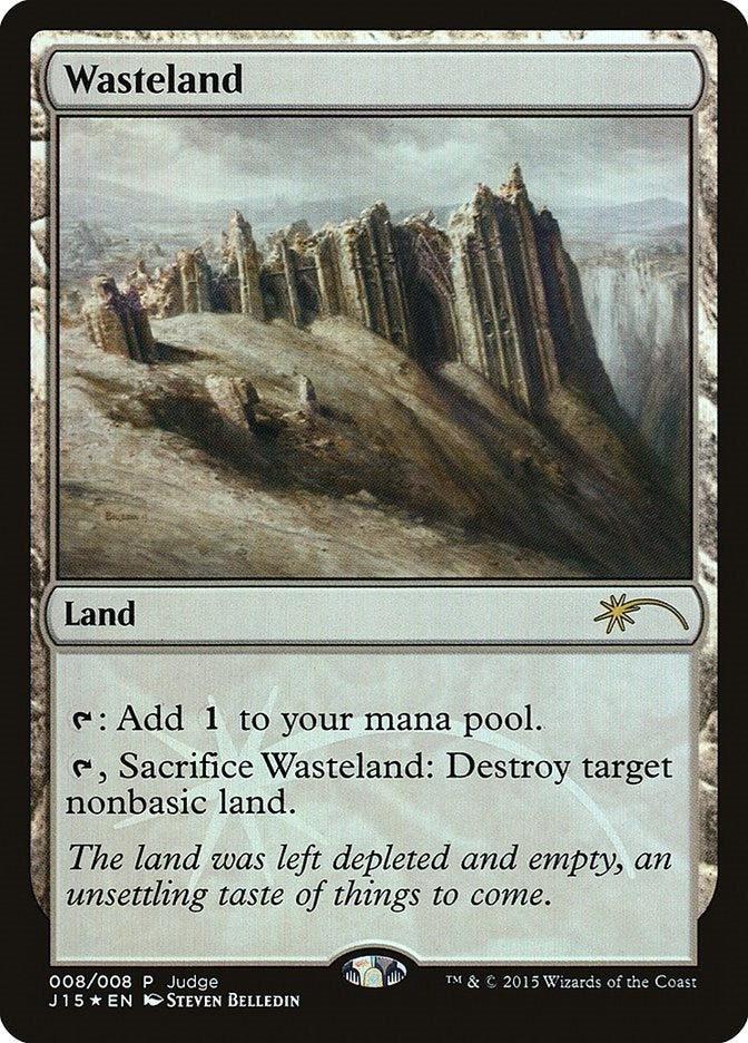 Image for Wasteland (J15) (Judge Promos) (8) - Magic: The Gathering