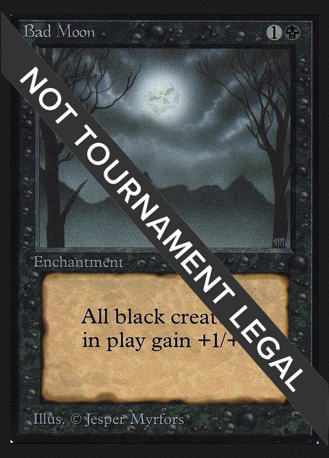 Image for Bad Moon (IE) (International Edition) - Magic: The Gathering