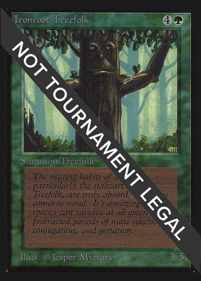 Image for Ironroot Treefolk (IE) (International Edition) - Magic: The Gathering