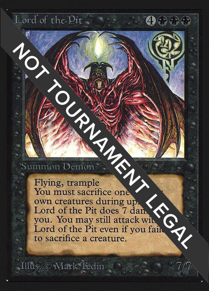 Image for Lord of the Pit (IE) (International Edition) - Magic: The Gathering