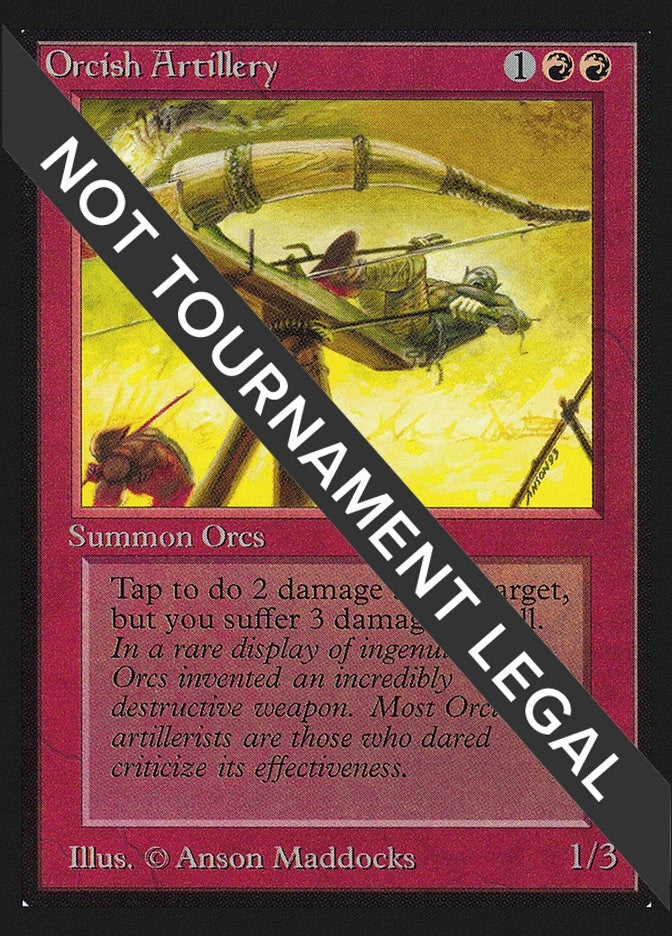 Image for Orcish Artillery (IE) (International Edition) - Magic: The Gathering