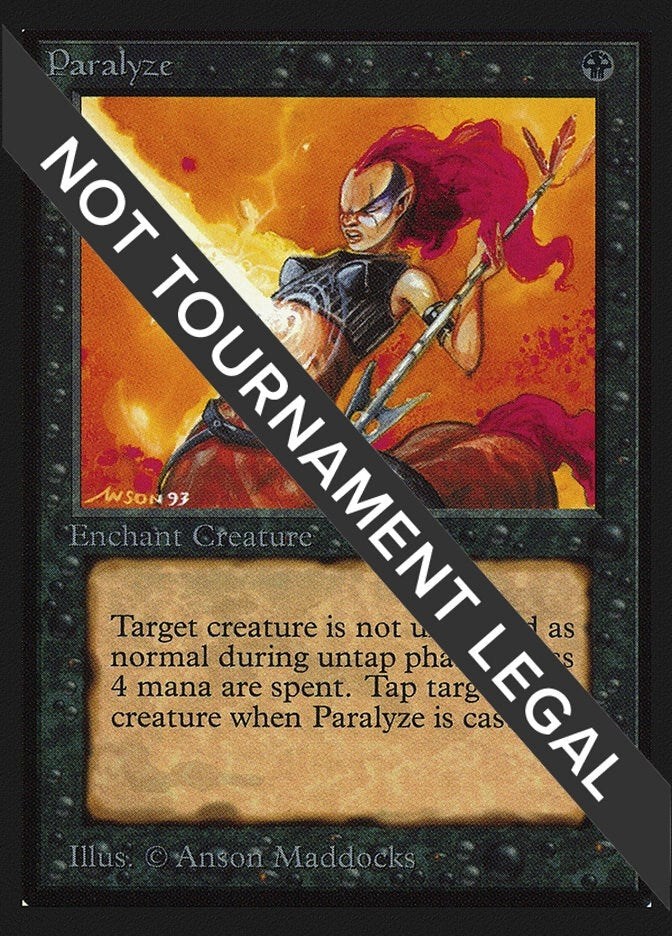 Image for Paralyze (IE) (International Edition) - Magic: The Gathering