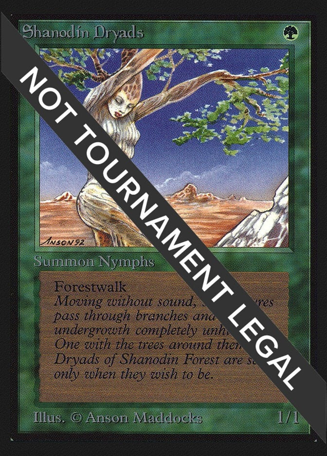 Image for Shanodin Dryads (IE) (International Edition) - Magic: The Gathering