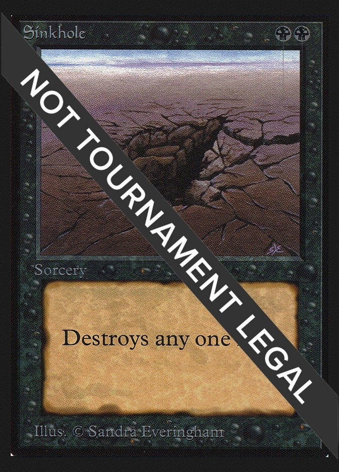 Image for Sinkhole (IE) (International Edition) - Magic: The Gathering