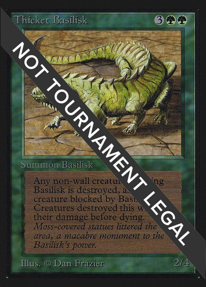 Image for Thicket Basilisk (IE) (International Edition) - Magic: The Gathering