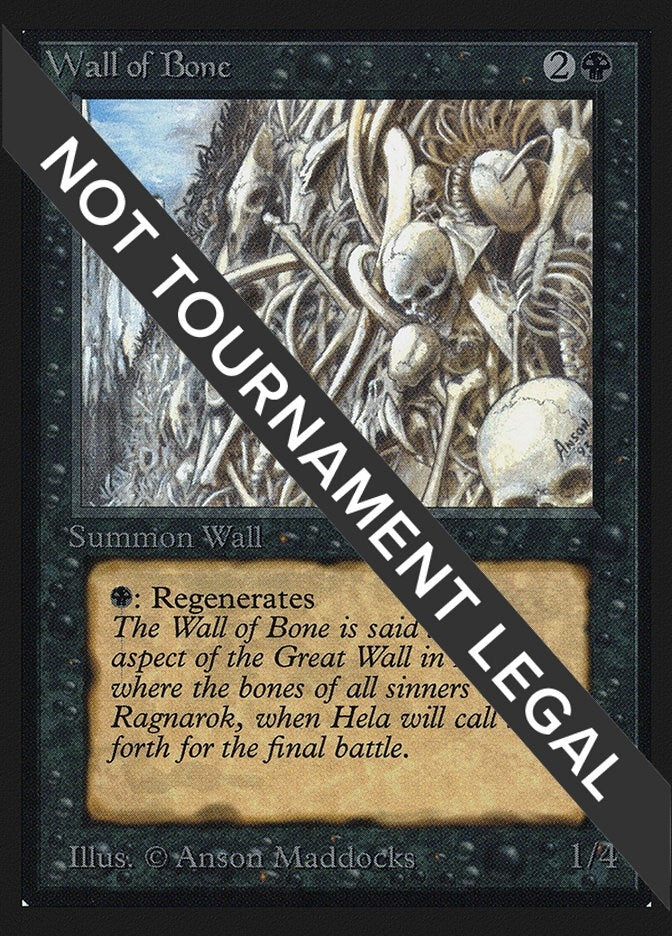 Image for Wall of Bone (IE) (International Edition) - Magic: The Gathering
