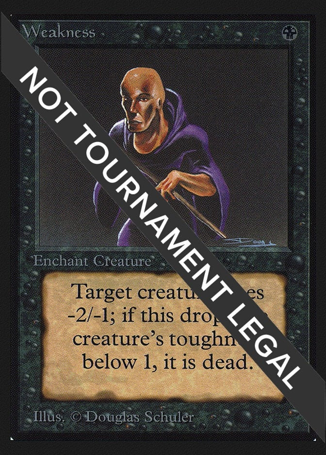 Image for Weakness (IE) (International Edition) - Magic: The Gathering