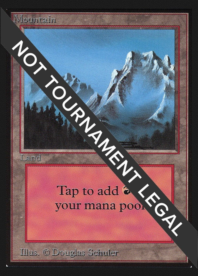 Image for Mountain (B) (IE) (International Edition) (287) - Magic: The Gathering