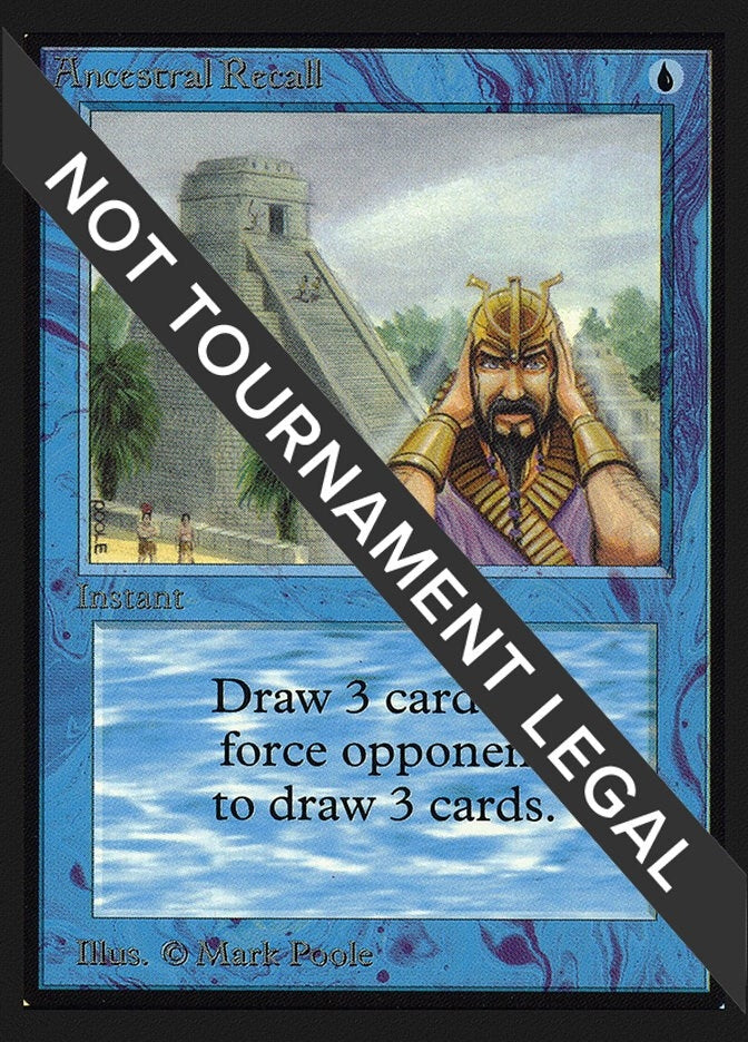 Image for Ancestral Recall (CE) (Collector's Edition) - Magic: The Gathering