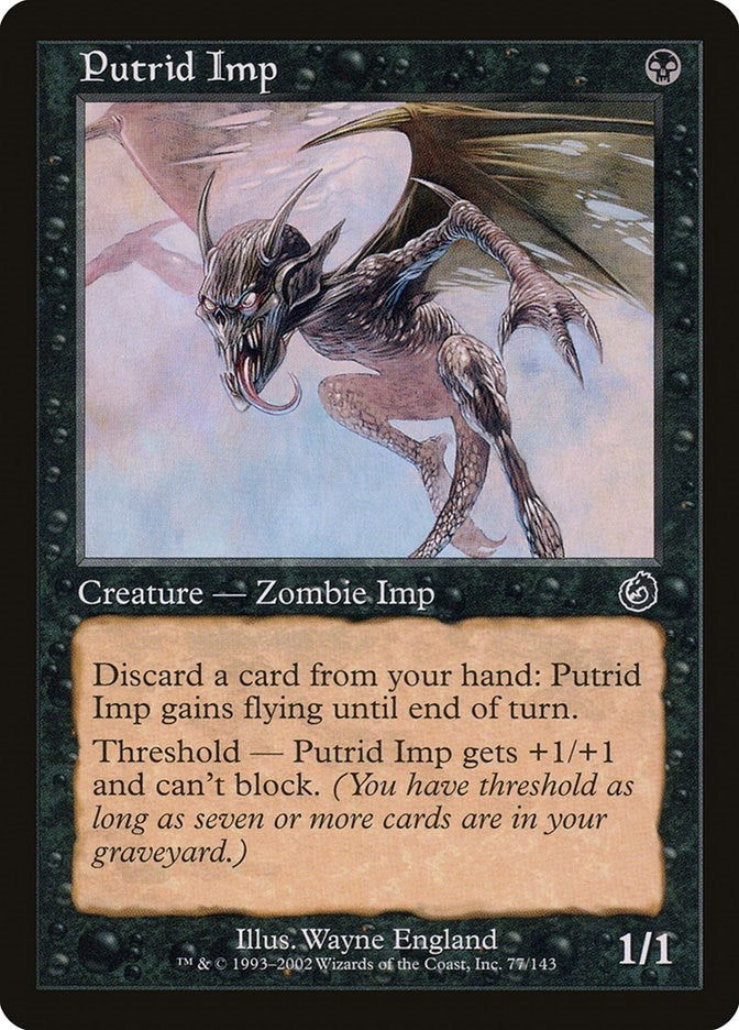 Image for Putrid Imp (Torment) (77) - Magic: The Gathering