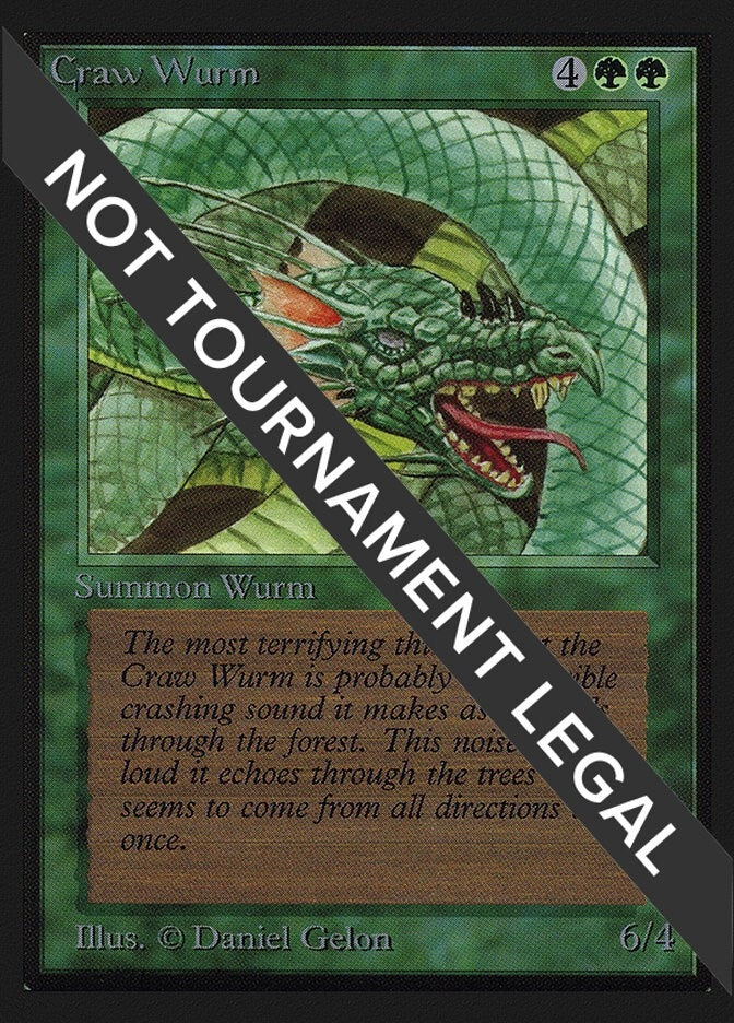 Image for Craw Wurm (CE) (Collector's Edition) - Magic: The Gathering