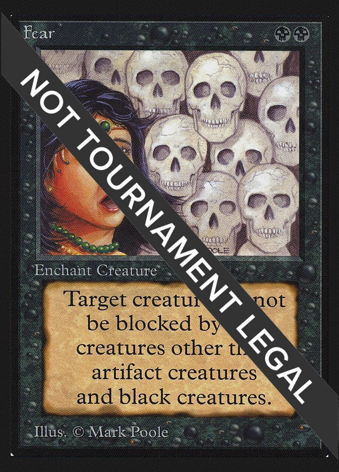 Image for Fear (CE) (Collector's Edition) - Magic: The Gathering