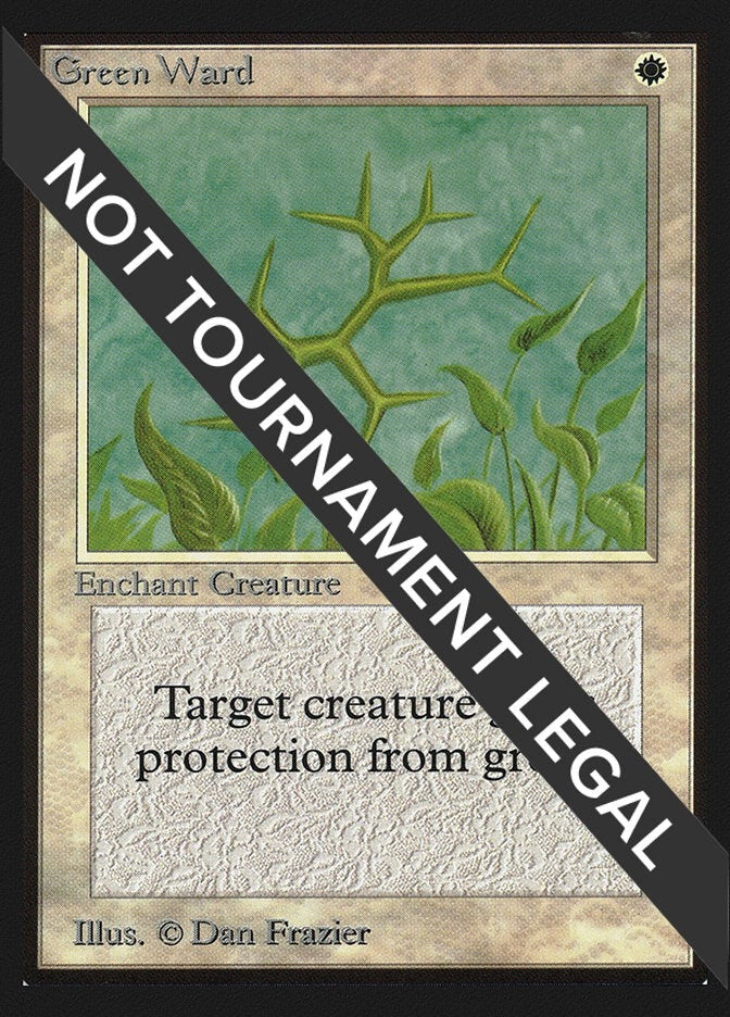 Image for Green Ward (CE) (Collector's Edition) - Magic: The Gathering