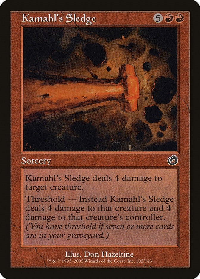 Image for Kamahl's Sledge (Torment) (102) - Magic: The Gathering