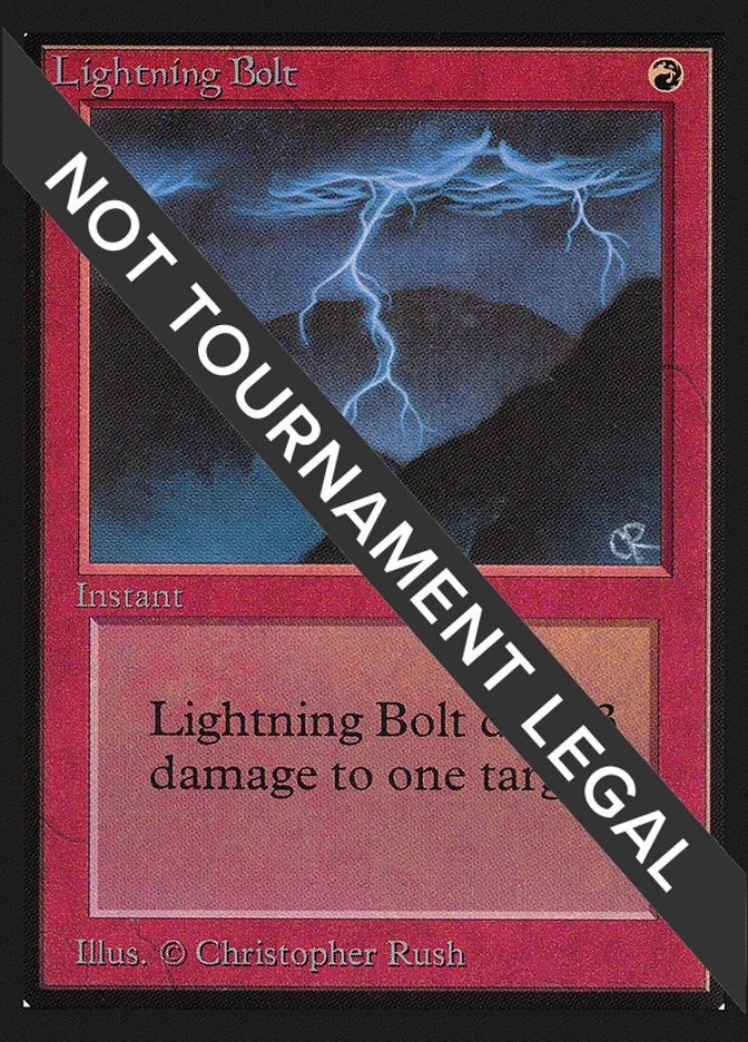 Image for Lightning Bolt (CE) (Collector's Edition) - Magic: The Gathering