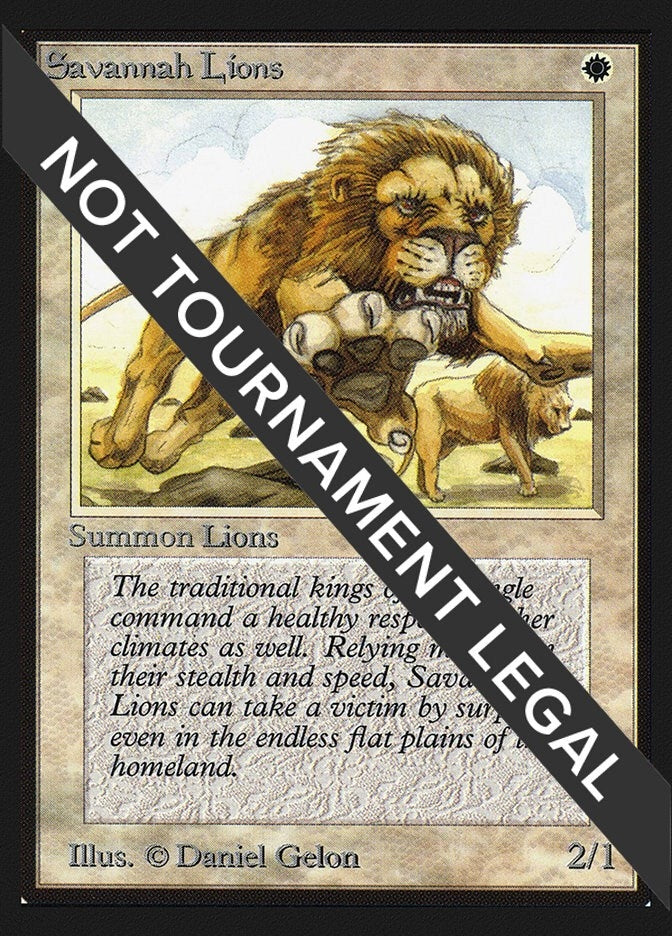 Image for Savannah Lions (CE) (Collector's Edition) - Magic: The Gathering