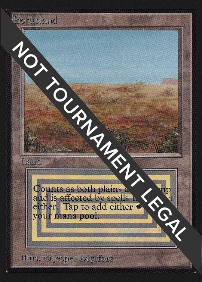Image for Scrubland (CE) (Collector's Edition) - Magic: The Gathering