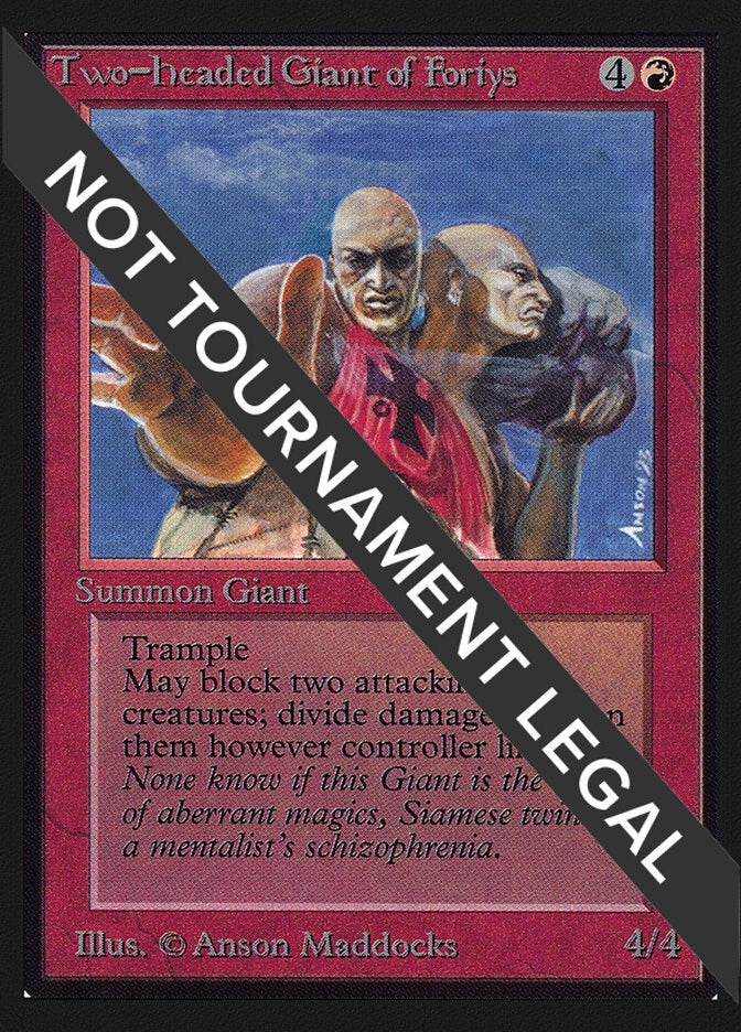 Image for Two-Headed Giant of Foriys (CE) (Collector's Edition) - Magic: The Gathering