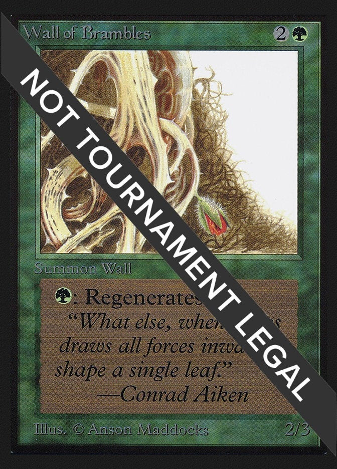 Image for Wall of Brambles (CE) (Collector's Edition) - Magic: The Gathering