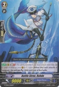 Image for Battle Siren, Rohde (G-TD04: Blue Cavalry of the Divine Marine Spirits) (G-TD04/006EN) - Cardfight Vanguard