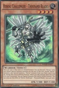 Image for Heroic Challenger - Thousand Blades (World Superstars) (WSUP-EN017) - YuGiOh