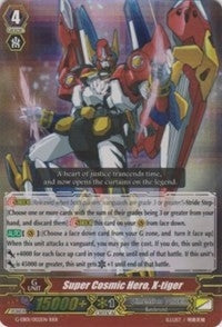 Image for Super Cosmic Hero, X-tiger (G-EB01: Cosmic Roar) (G-EB01/002EN) - Cardfight Vanguard