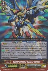 Image for Super Cosmic Hero, X-falcon (G-EB01: Cosmic Roar) (G-EB01/005EN) - Cardfight Vanguard