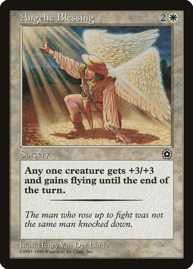 Image for Angelic Blessing (Portal Second Age) - Magic: The Gathering