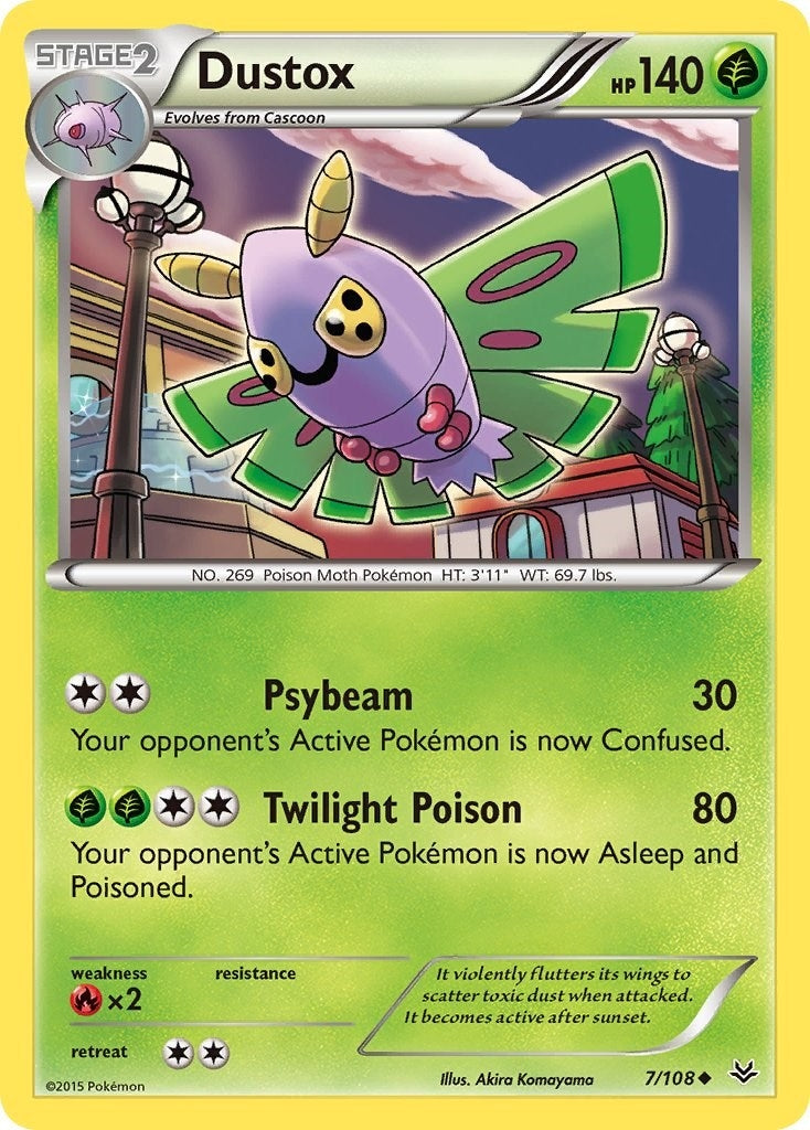 Image for Dustox (7) (XY - Roaring Skies) (7/108) - Pokemon