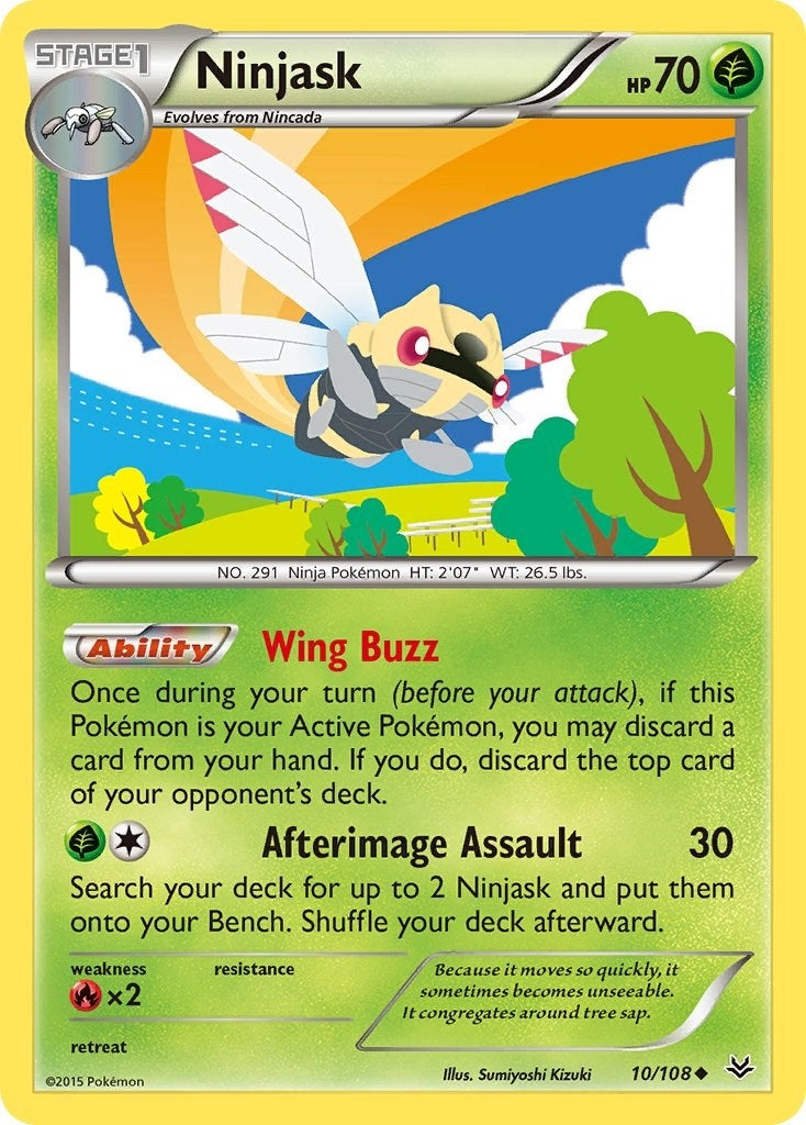 Image for Ninjask (XY - Roaring Skies) (10/108) - Pokemon
