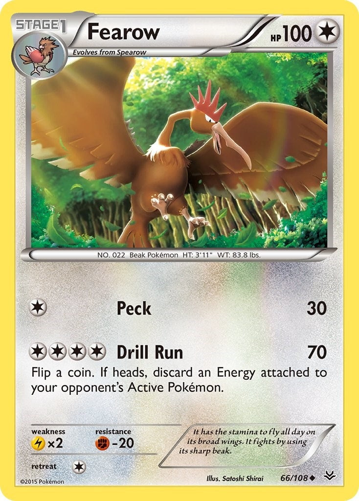 Image for Fearow (XY - Roaring Skies) (66/108) - Pokemon