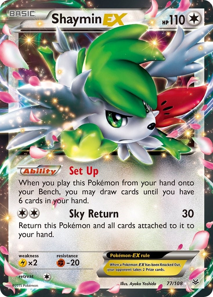 Image for Shaymin EX (XY - Roaring Skies) (77/108) - Pokemon