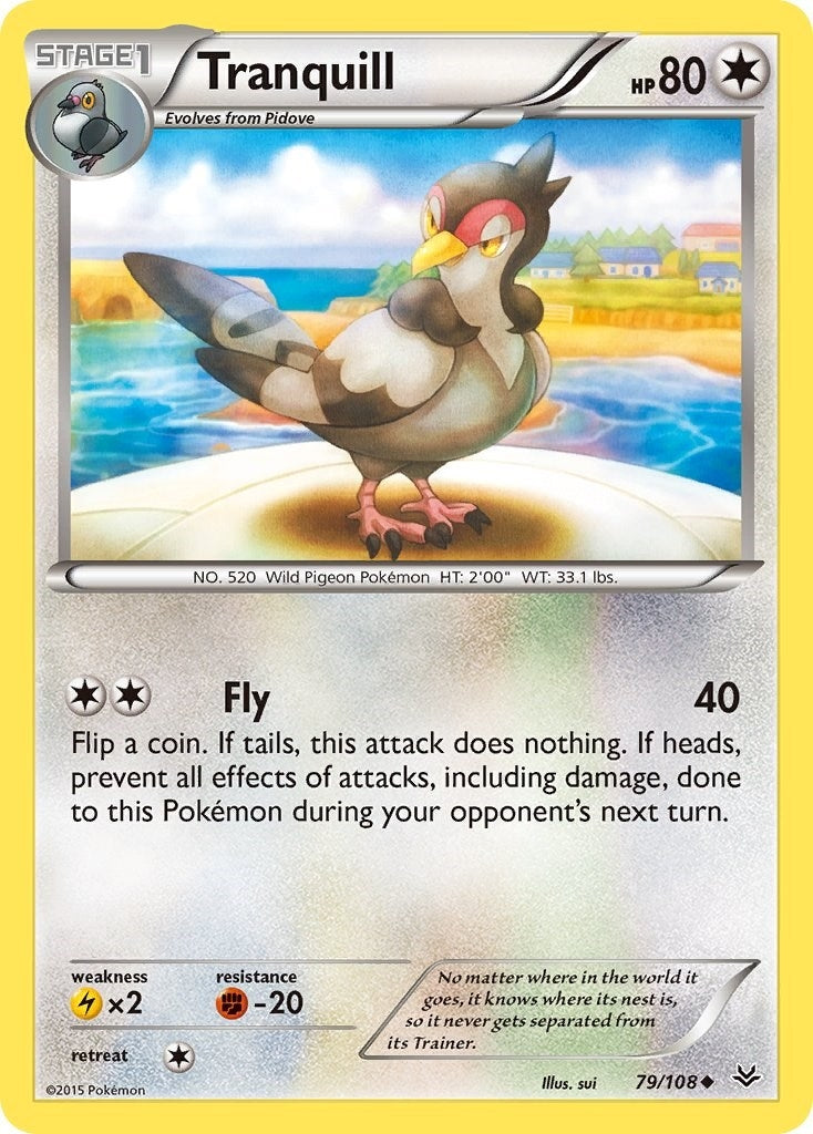 Image for Tranquill (XY - Roaring Skies) (79/108) - Pokemon
