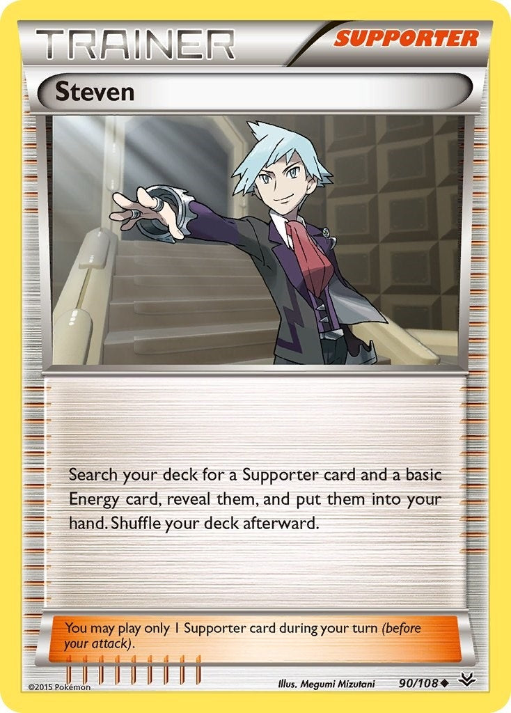 Image for Steven (XY - Roaring Skies) (90/108) - Pokemon