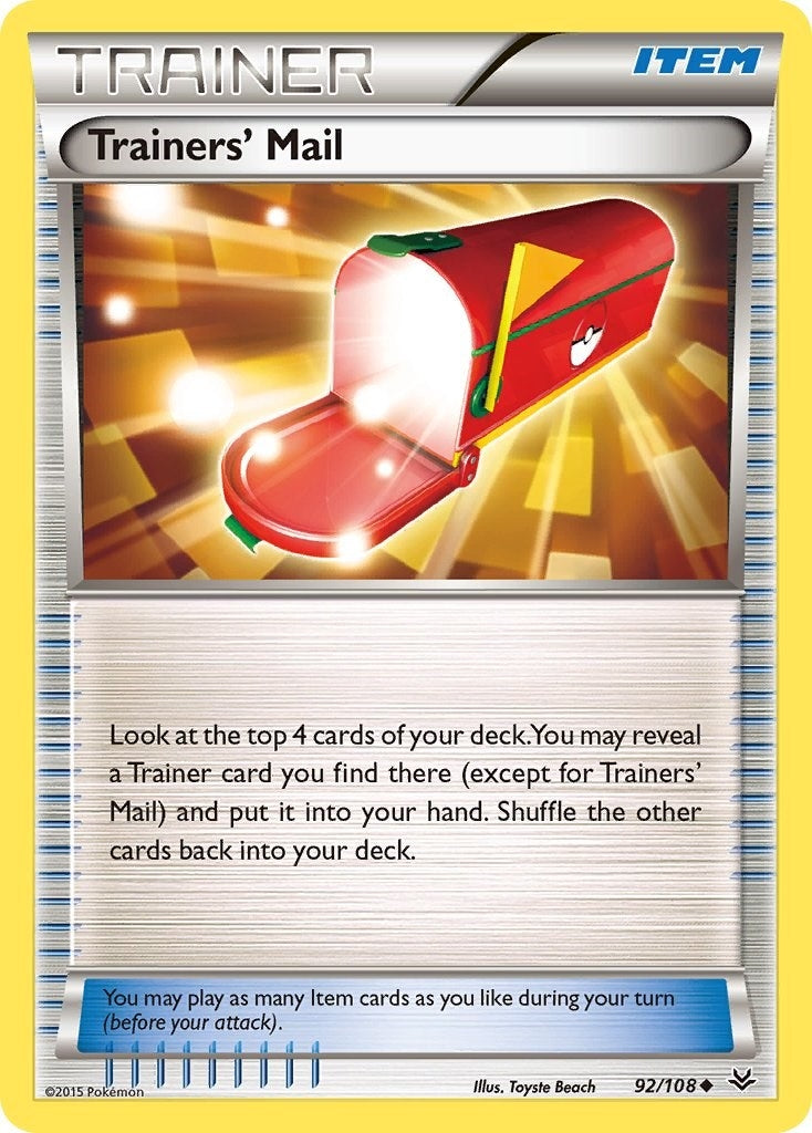 Image for Trainers' Mail (XY - Roaring Skies) (92/108) - Pokemon