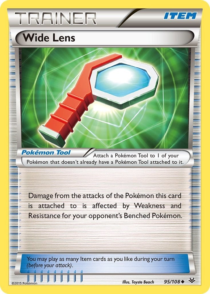 Image for Wide Lens (XY - Roaring Skies) (95/108) - Pokemon