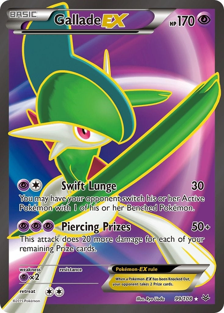 Image for Gallade EX (99 Full Art) (XY - Roaring Skies) (99/108) - Pokemon