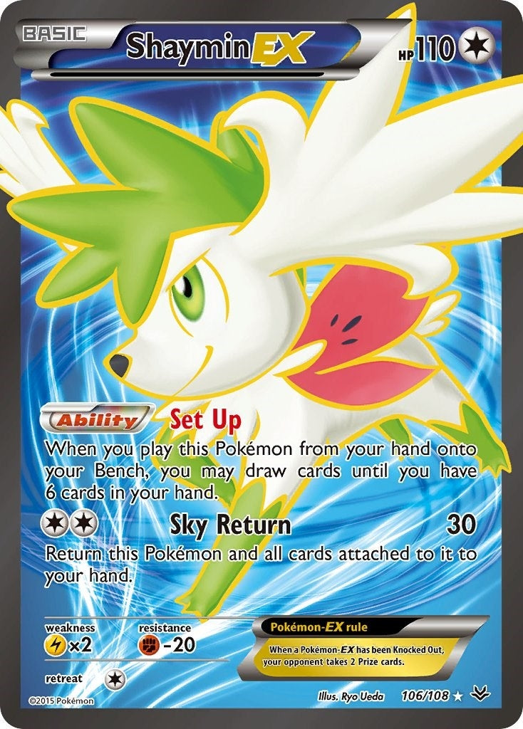 Image for Shaymin EX (106 Full Art) (XY - Roaring Skies) (106/108) - Pokemon