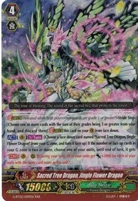 Image for Sacred Tree Dragon, Jingle Flower Dragon (G-BT02: Soaring Ascent of Gale & Blossom) (G-BT02/009EN) - Cardfight Vanguard