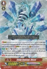 Image for Snow Element, Blizza (G-BT02: Soaring Ascent of Gale & Blossom) (G-BT02/043EN) - Cardfight Vanguard