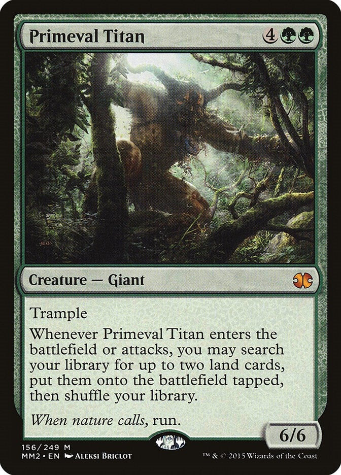 Image for Primeval Titan (Modern Masters 2015) (156) - Magic: The Gathering