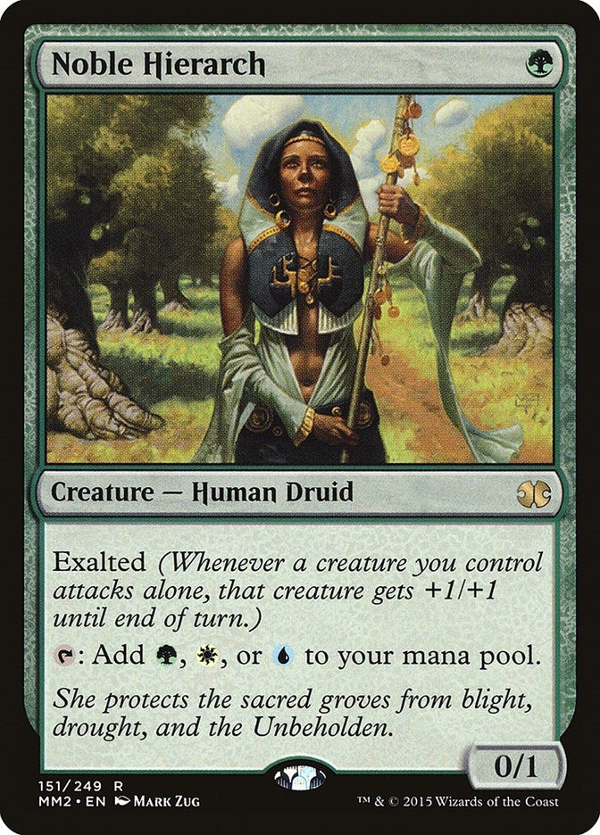Image for Noble Hierarch (Modern Masters 2015) (151) - Magic: The Gathering