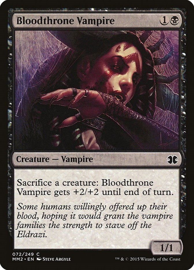 Image for Bloodthrone Vampire (Modern Masters 2015) (72) - Magic: The Gathering