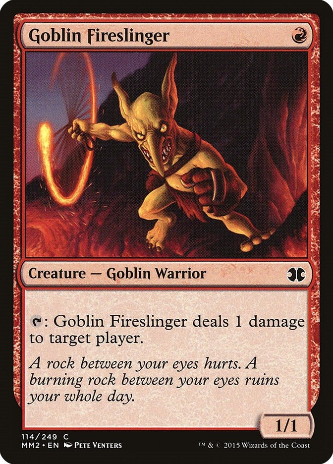 Image for Goblin Fireslinger (Modern Masters 2015) (114) - Magic: The Gathering