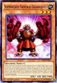 Image for Superheavy Samurai Gigagloves (Crossed Souls) (CROS-EN007) - YuGiOh