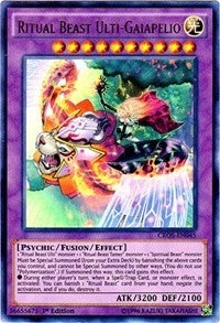 Image for Ritual Beast Ulti-Gaiapelio (Crossed Souls) (CROS-EN045) - YuGiOh