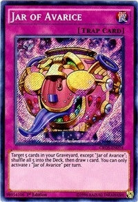 Image for Jar of Avarice (Crossed Souls) (CROS-EN074) - YuGiOh